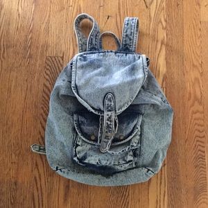 Denim back pack